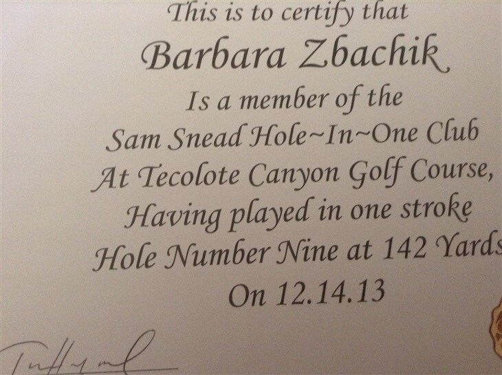 My Hole in One 