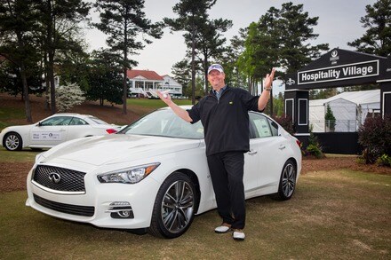 Birthday Hole In One  and I won an Infiniti Q50 Sport