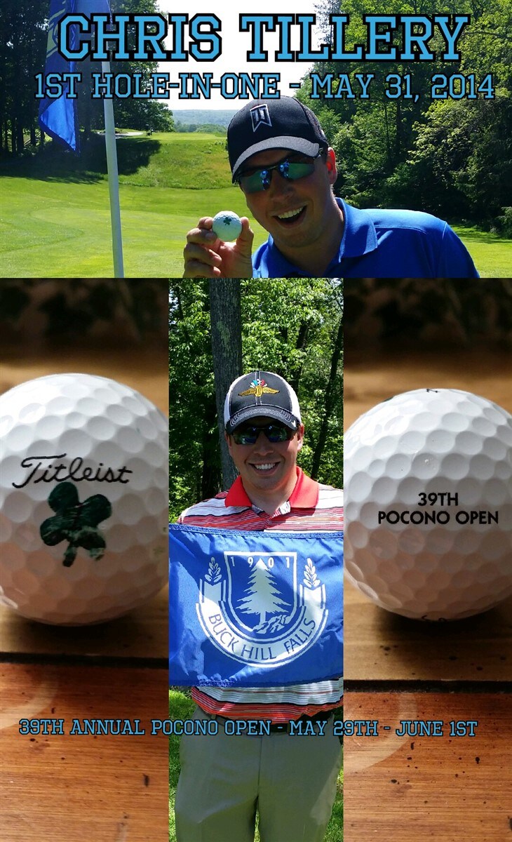 First Hole In One at Buck Hill Golf Club 39th Annual Pocono Open