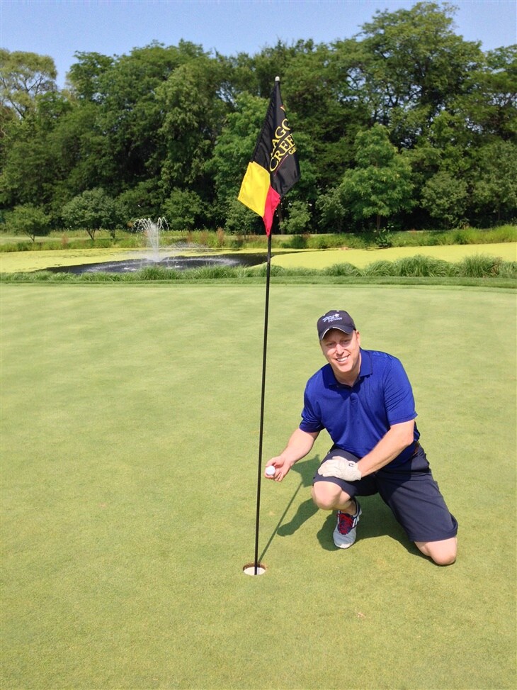 My first hole in one with my Titleist NXT Tour 