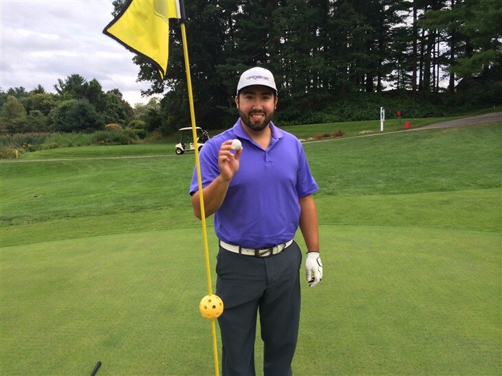 Hole in One at Sagamore Spring Golf Club on hole 17