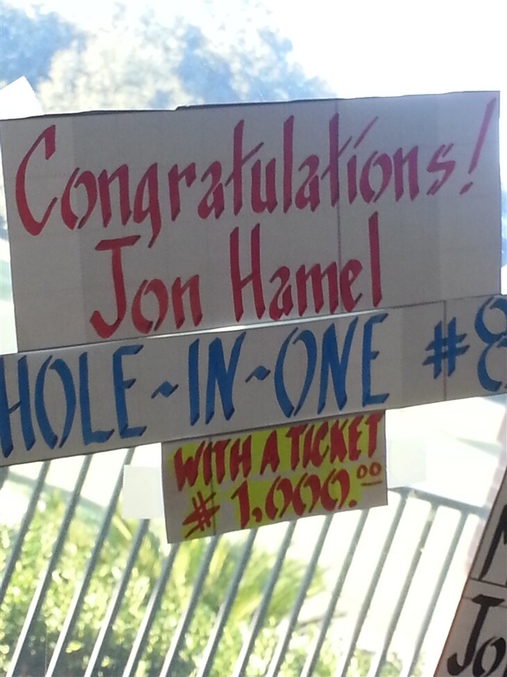 My first Hole In One 