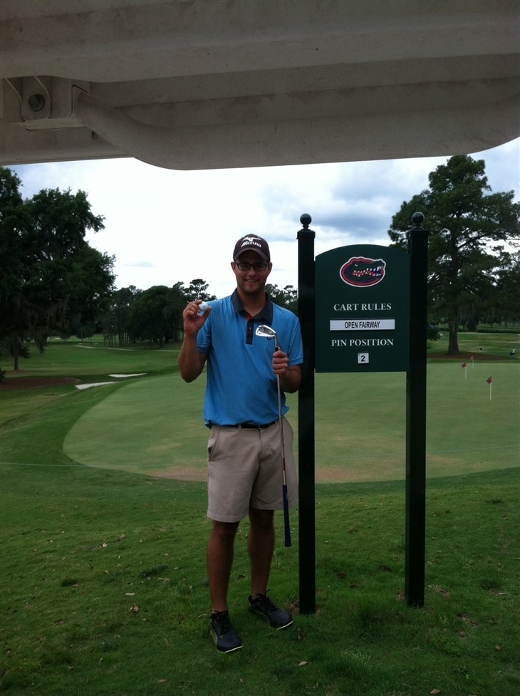 First Hole in one- Masters Sunday