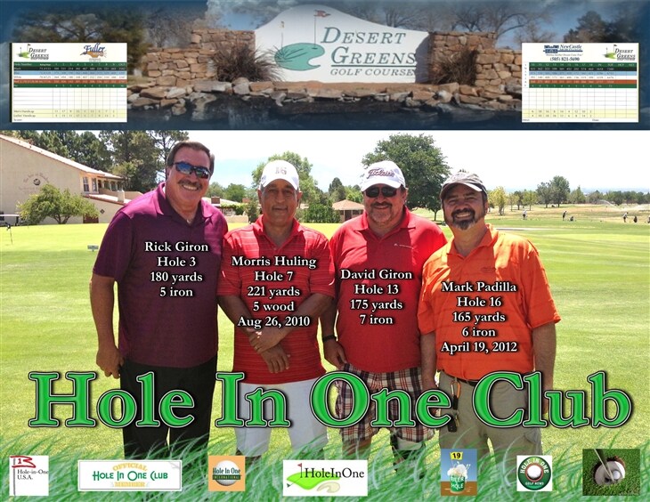 DESERT GREENS HOLE IN ONE CLUB