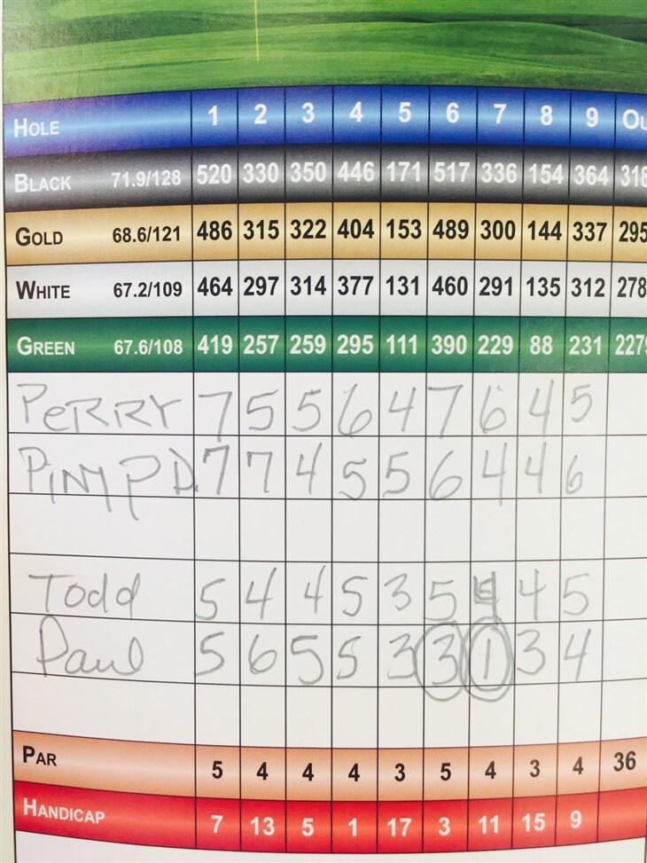 My 2nd Hole-In-One, but this time it's an Albatross!!! 