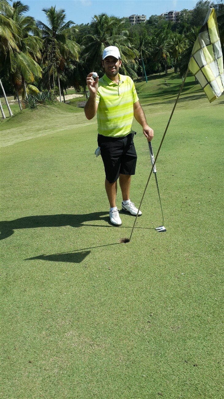 First Hole in One Experience!
