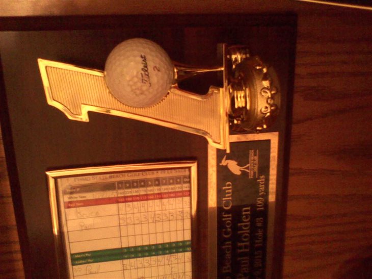 My hole in one