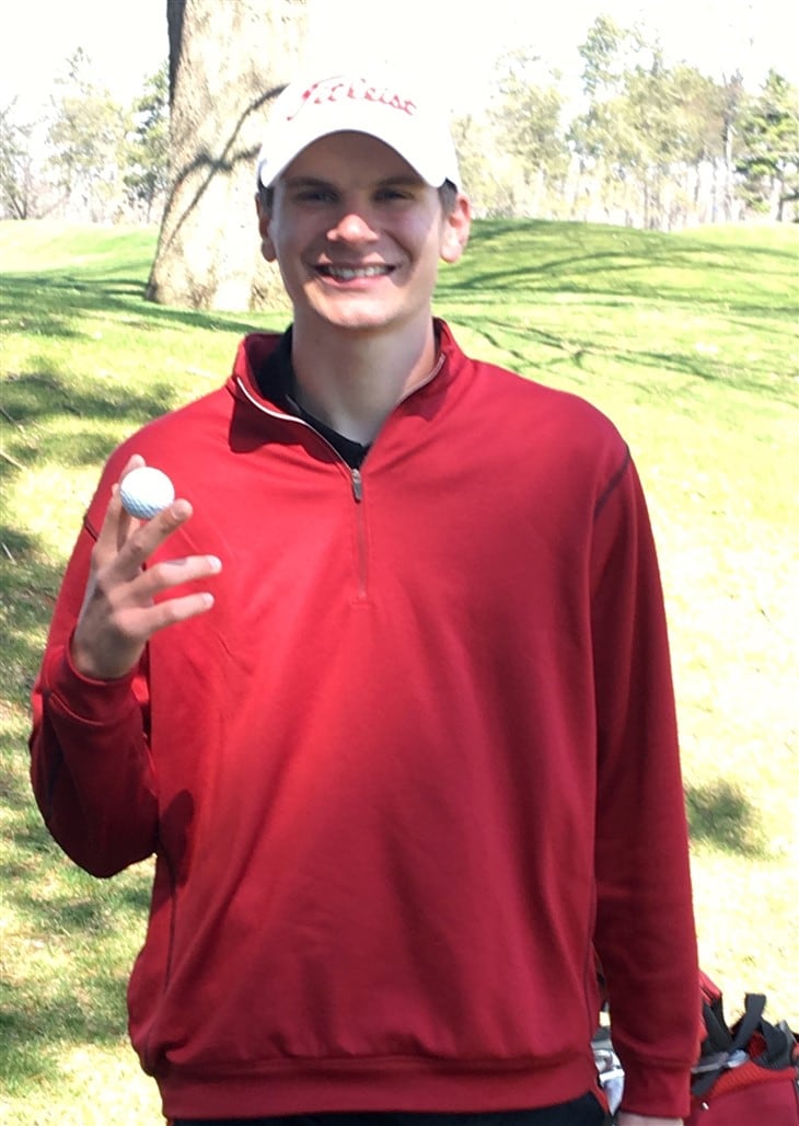 Hole in One in my first High School 18 hole tournament!