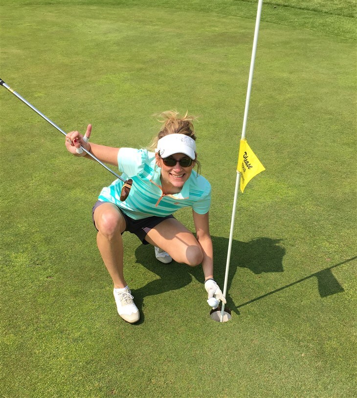 1st hole in one home course