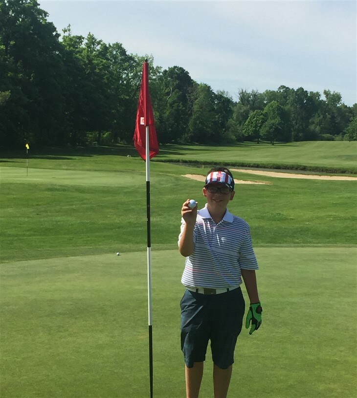 12 year old - first ace