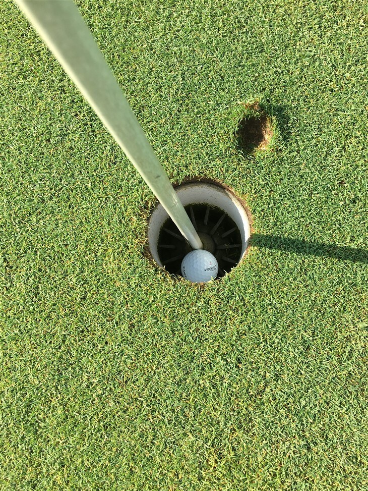 First Swing of the Day = First Hole in One !