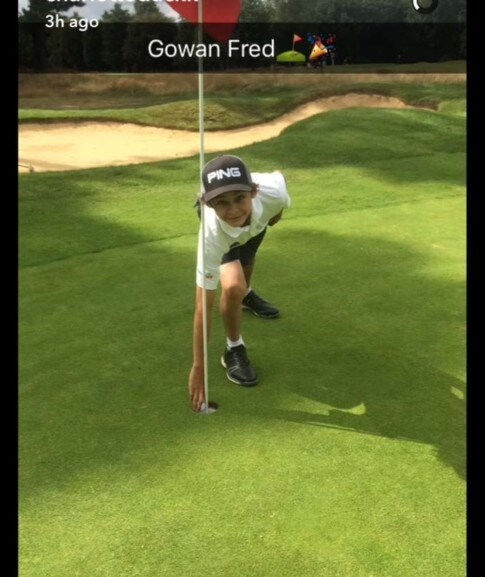 Beat my Dad to first hole in one