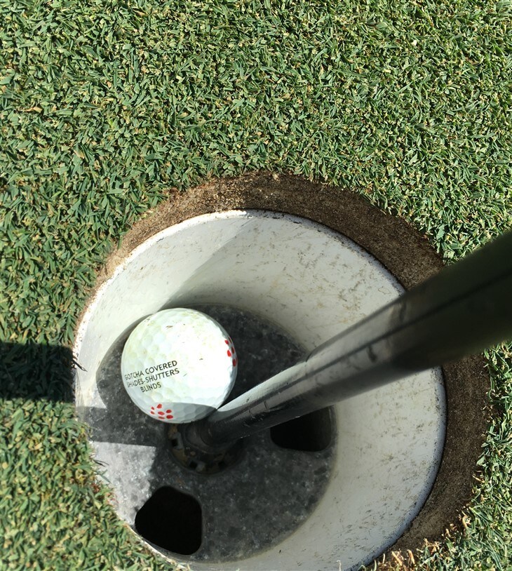 Hole-in-one on my 6 year Anniversary