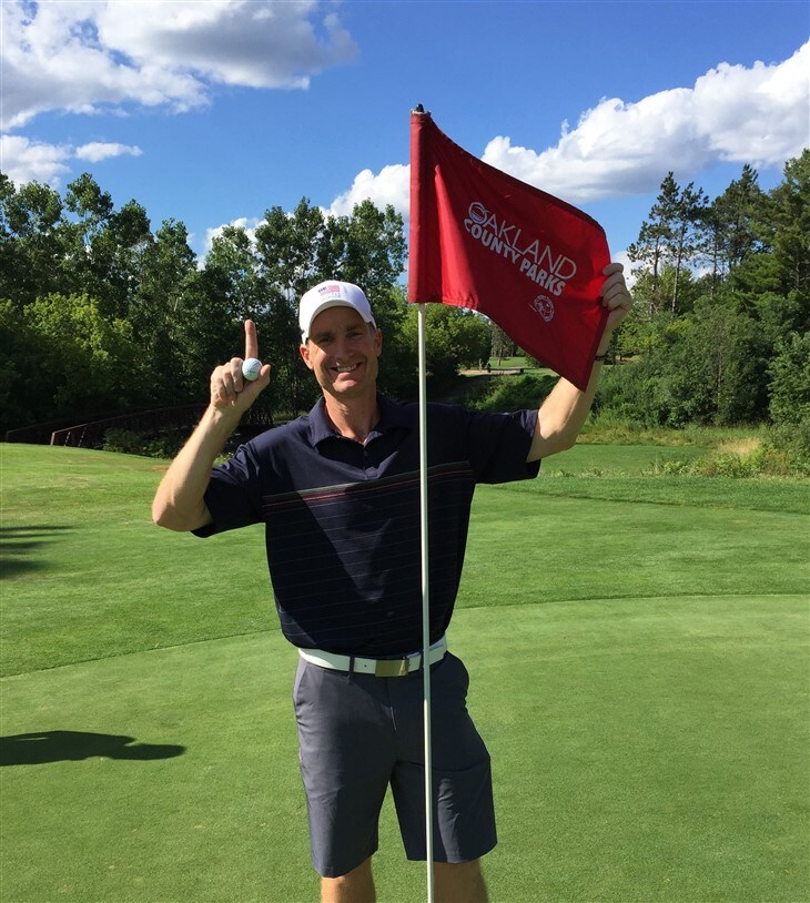 Last Swing of the Day!