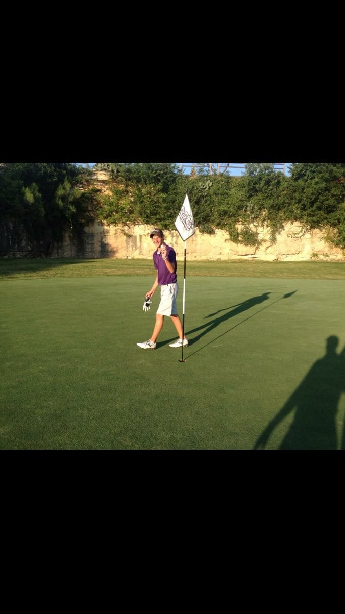 First hole in one at berry creek country club in Georgetown texas