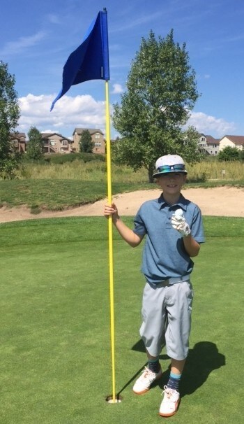 9 year old makes 1st hole in one