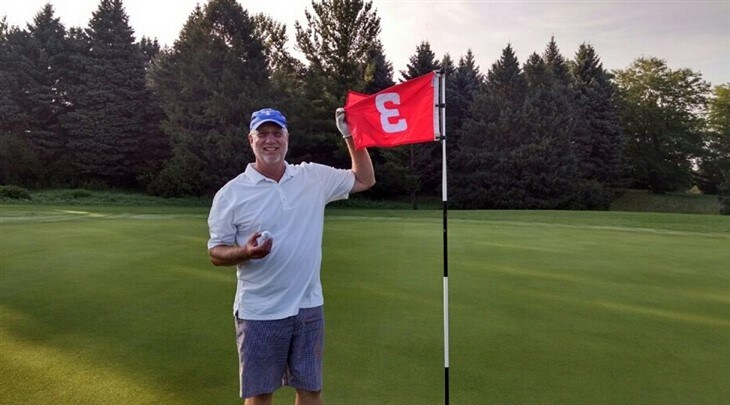 First hole in one at 64