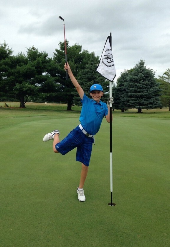 My 1st Hole-in-One, July 2016, age 11