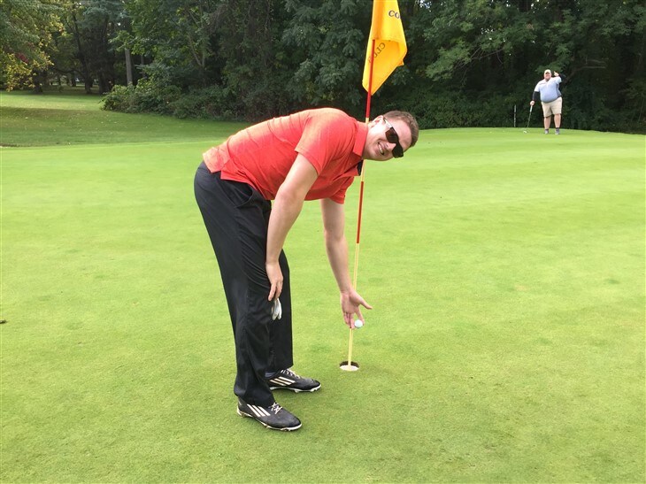 Par four hole in on