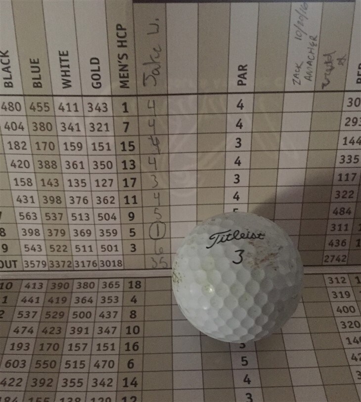 Par Four hole in 1
