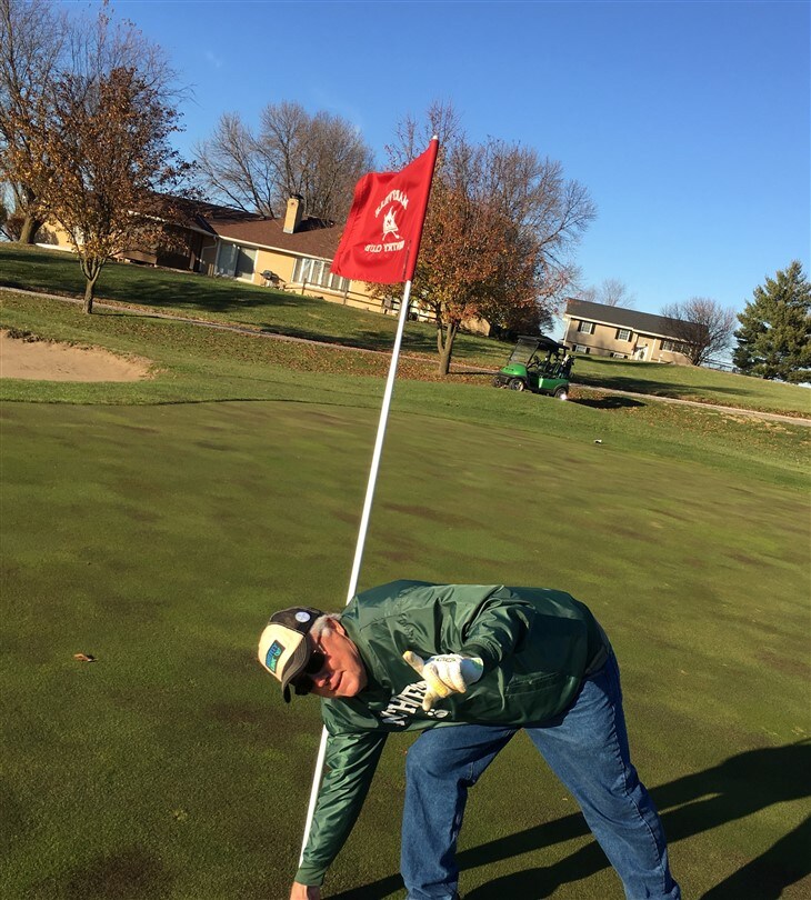 Last Round of year? Ace on 140 Yard par 3 number 6 at Maryville Country Club