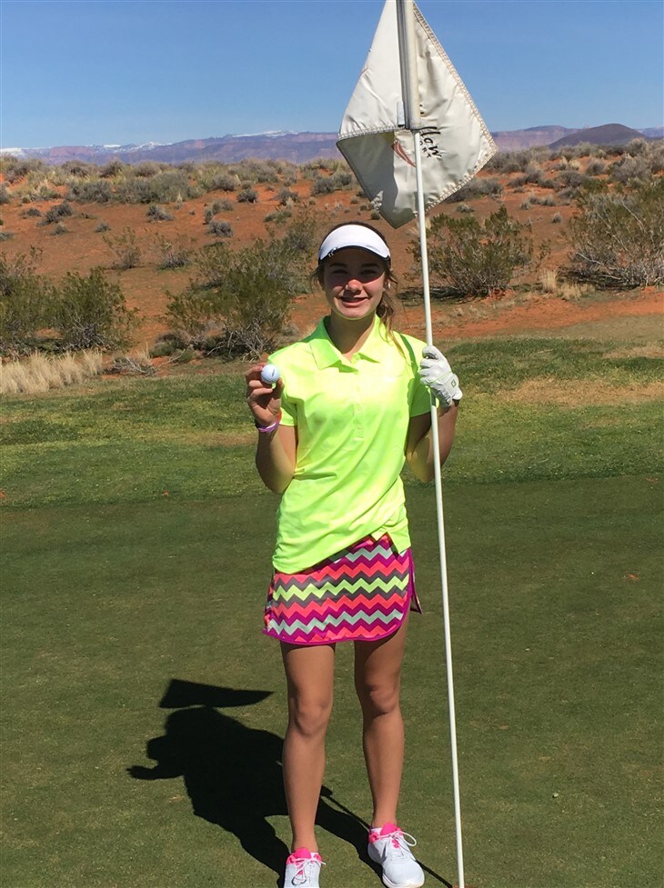Hannah&#39;s hole in one