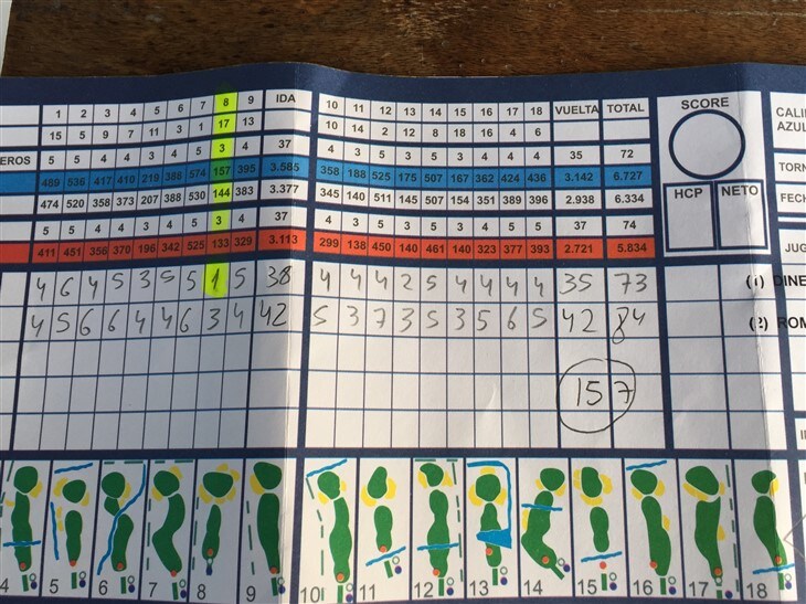 After 28 years playing golf. My first Hole in One