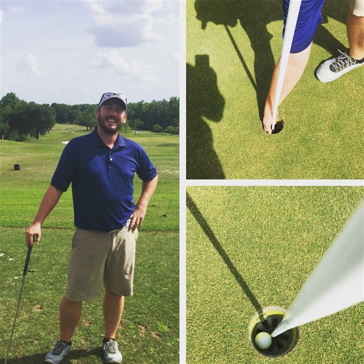 A beautiful day for an ace...
