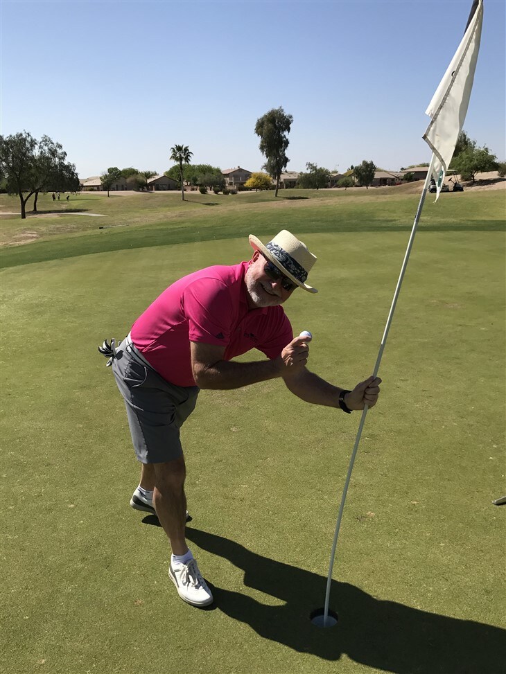 1st ever hole in one was a beauty April 10/17!