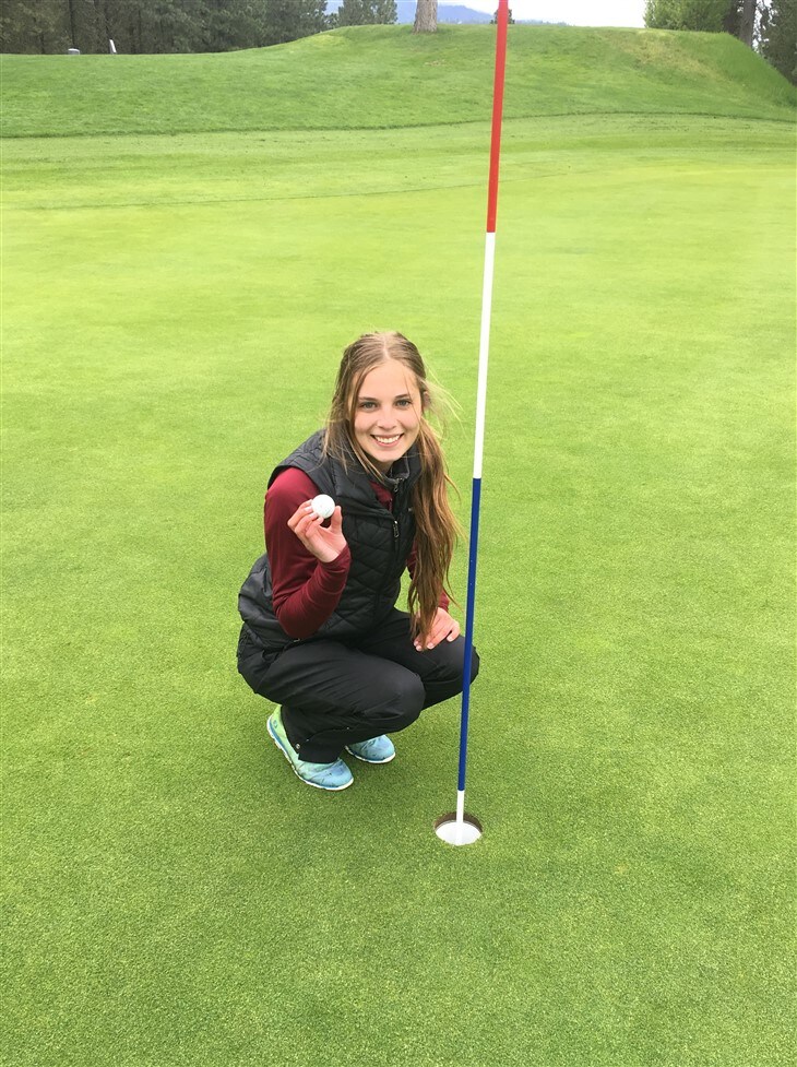 State practice round hole in one ☝️