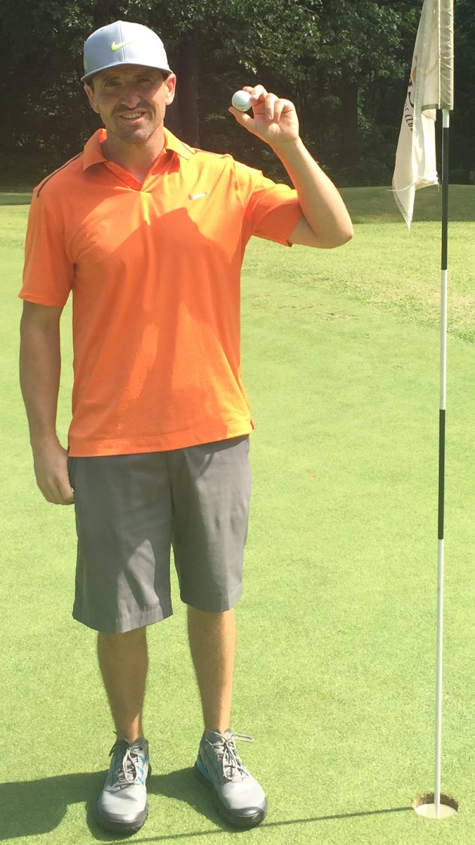 My first hole in one! Mid 90&#39;s weekend golfer