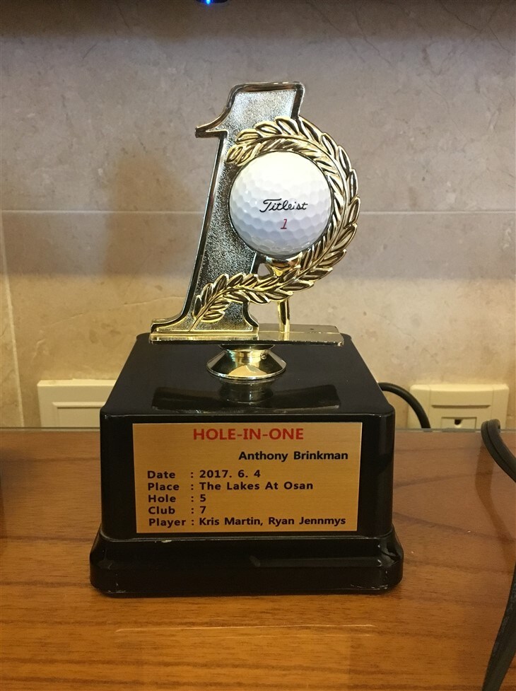 Hole in one on Korea