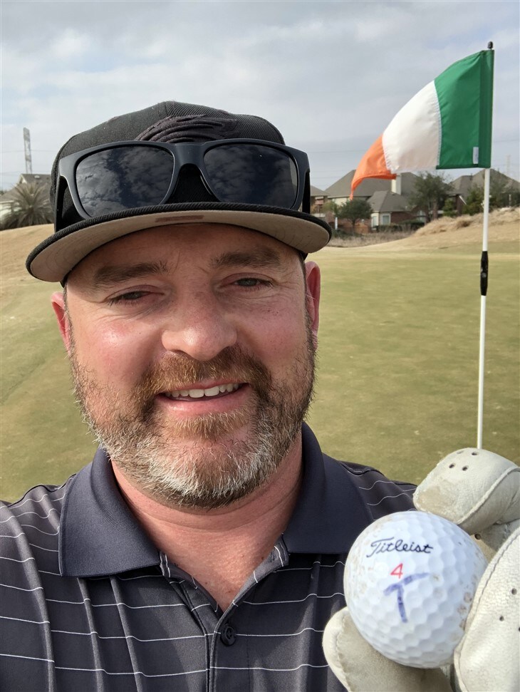 Superbowl Sunday, first Hole-in-1!