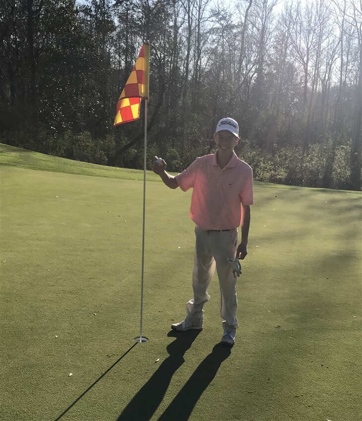 My Son’s First Hole In One