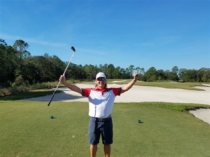First Hole-in-One at Lakewood National #12