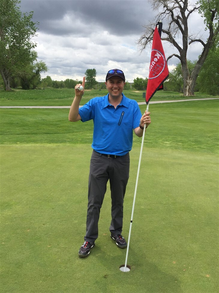 Andy Wilson 1st hole in one!