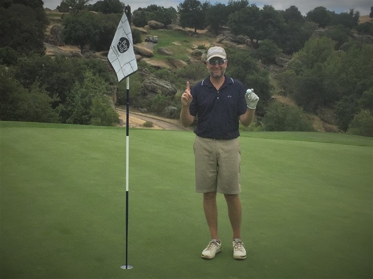 My first Hole-in-One- #11 at Boulder Ridge