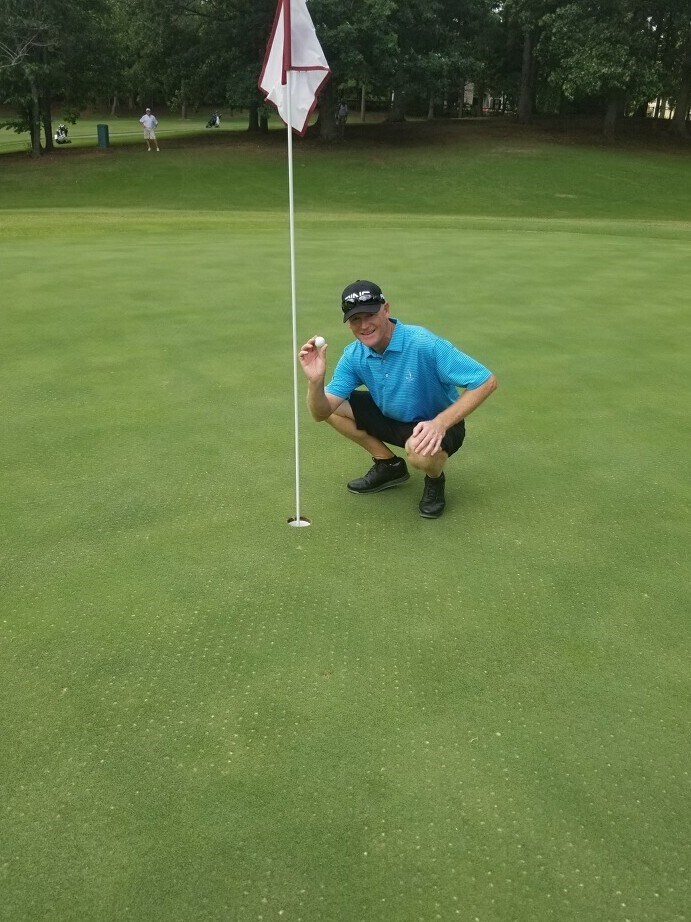 First Ace after 47 years of playing the game