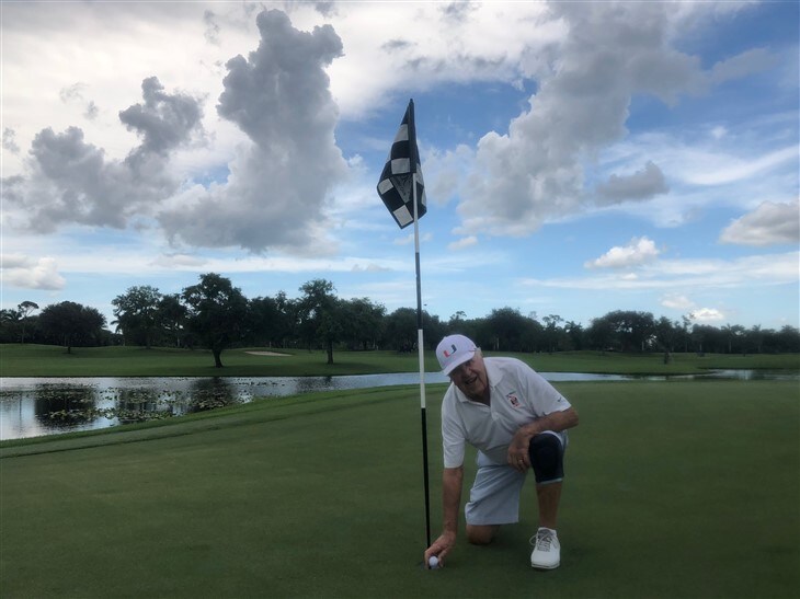 My Grandfather has his 6th hole-in-one at 92!!!