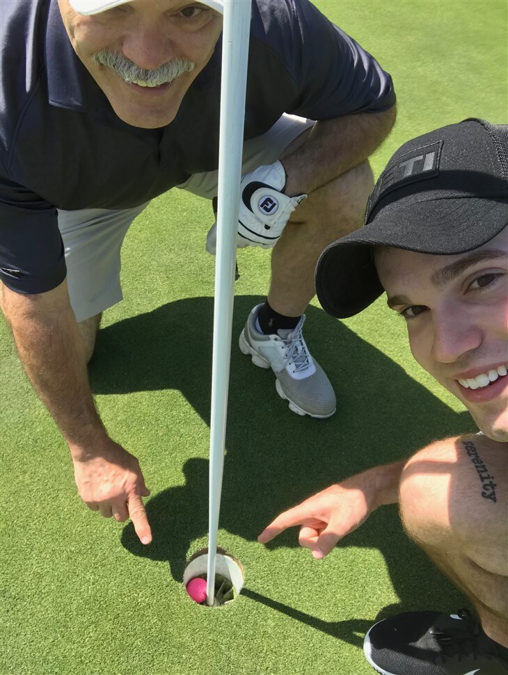 A special hole in one with my dad