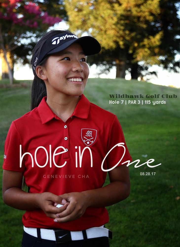 1st Hole in One during season opener as freshman