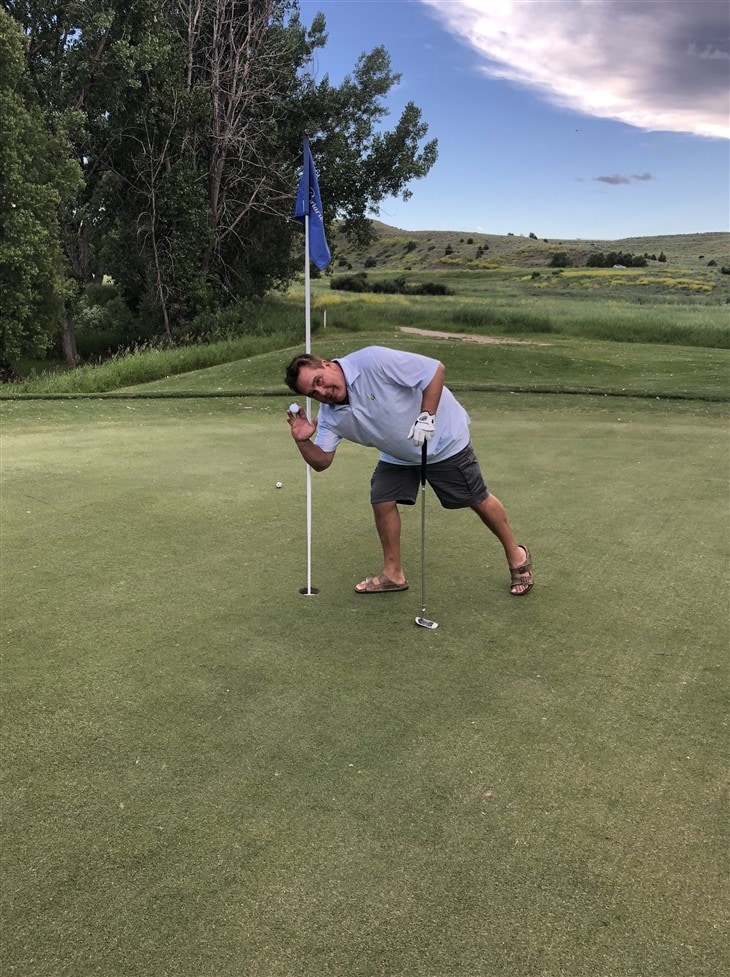 Holed out Briarwood’s #6