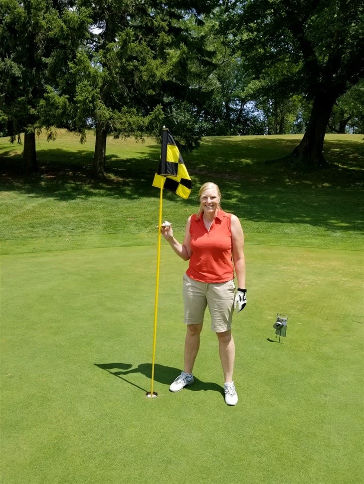 It went in!  First one!