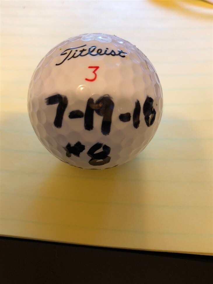 My 2nd hole in one.