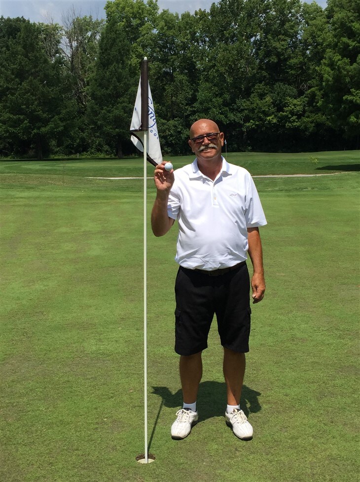 First EVER Hole in One