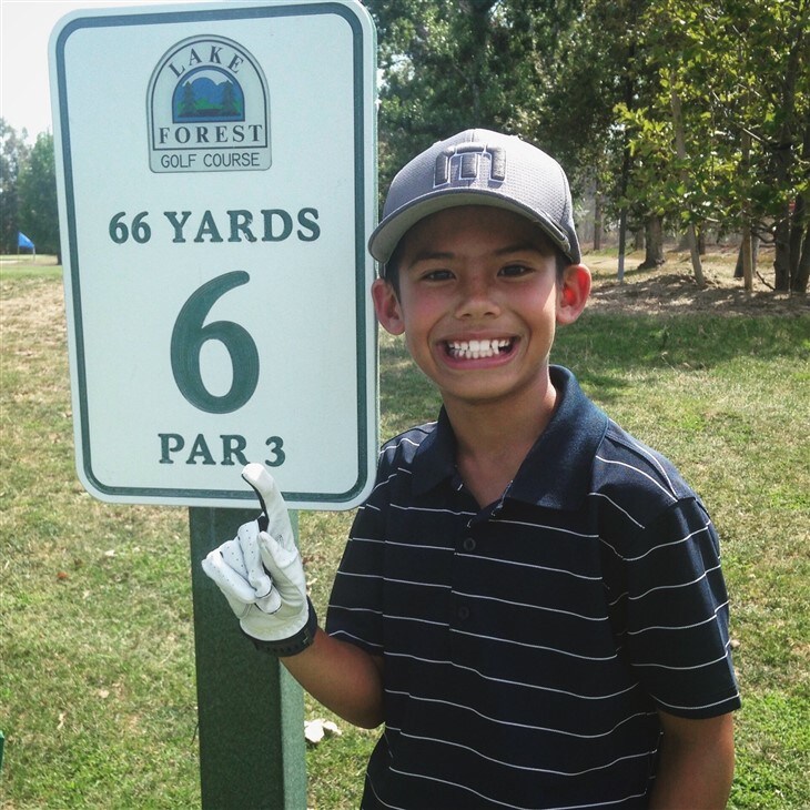 First hole in one!