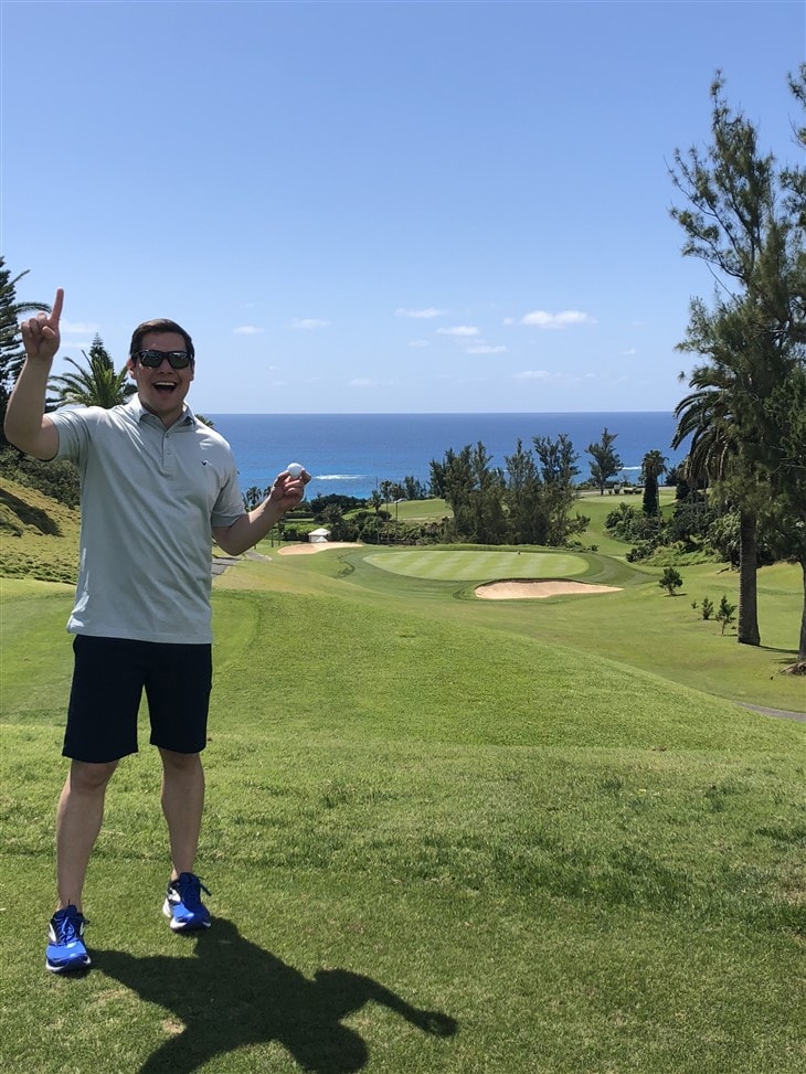 Babymoon Hole-in-One!