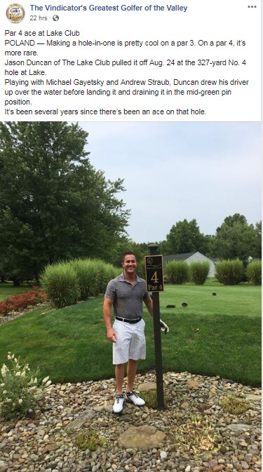 Par 4 Hole In One