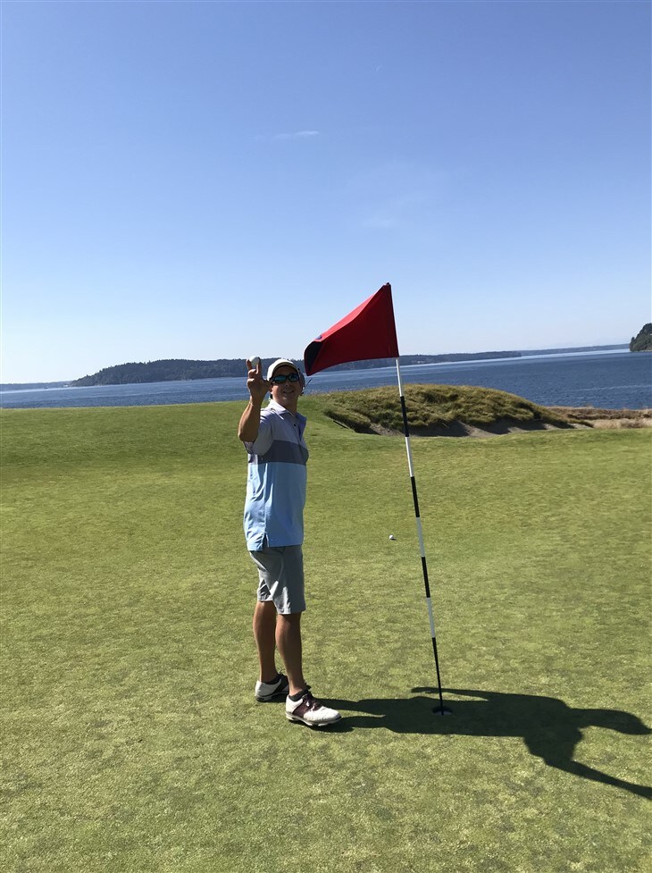 Chambers Bay Hole in One