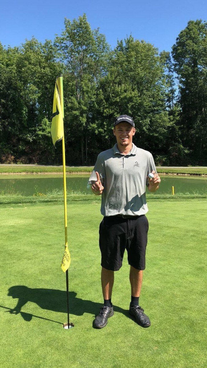 First ever hole in one!